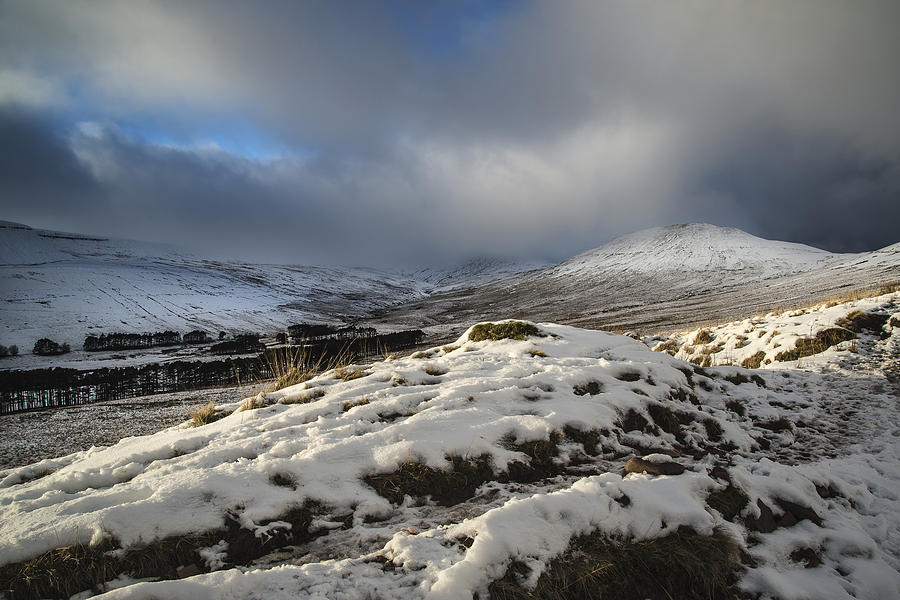 Winter Photograph - Beautiful morning over Winter landscape of snow covered mountain #2 by Matthew Gibson