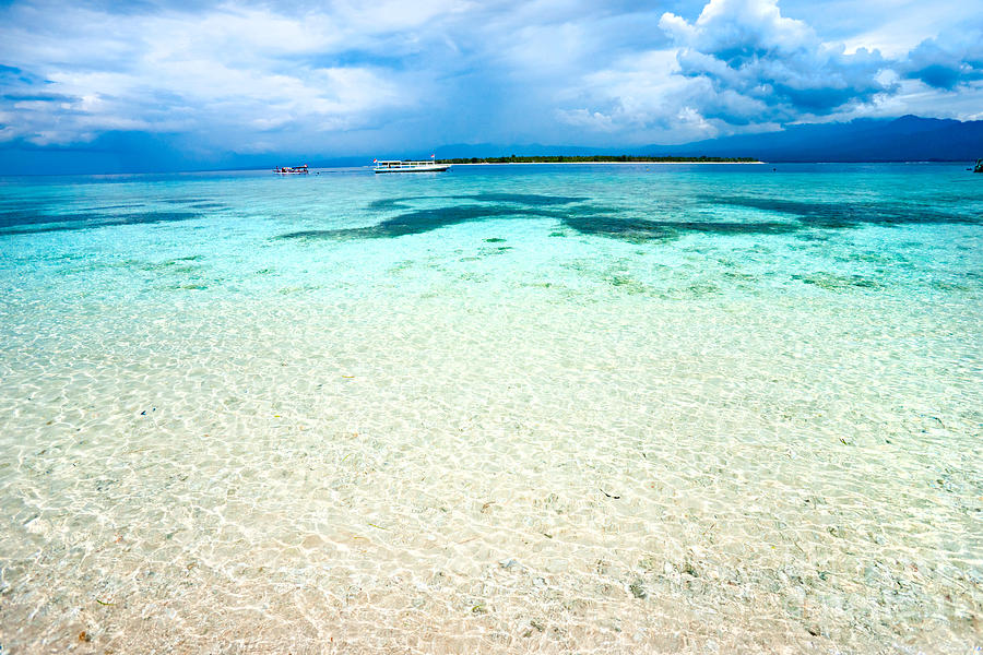 Beautiful sea at Gili Meno - Indonesia #2 Photograph by Luciano Mortula
