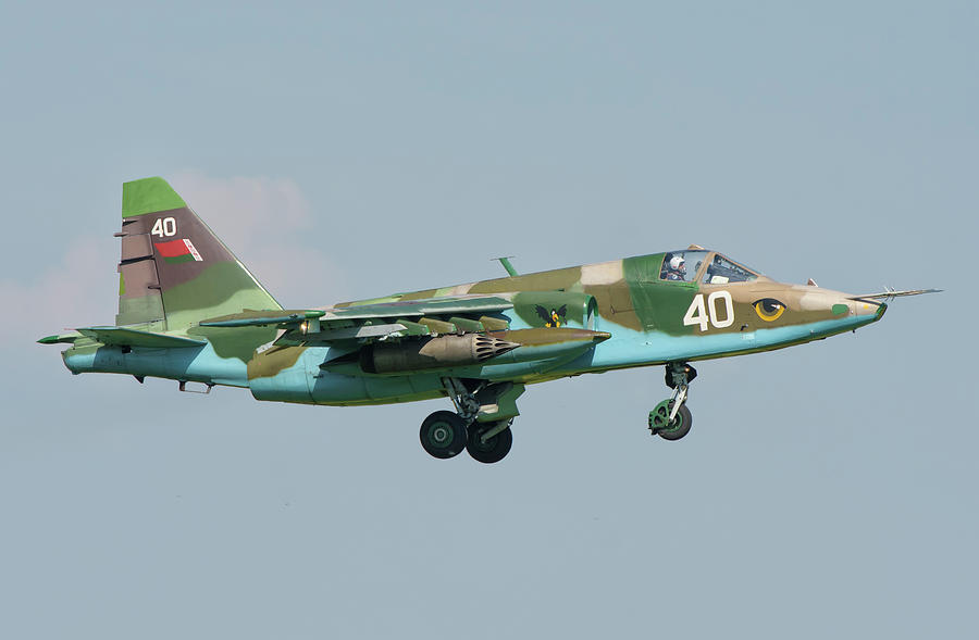 Belarus Air Force Su-25 Photograph by Giovanni Colla - Pixels