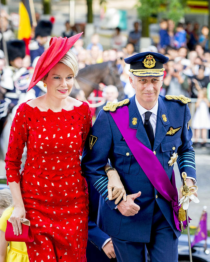 Belgian Royals Attend National Day #2 Photograph by Patrick van Katwijk