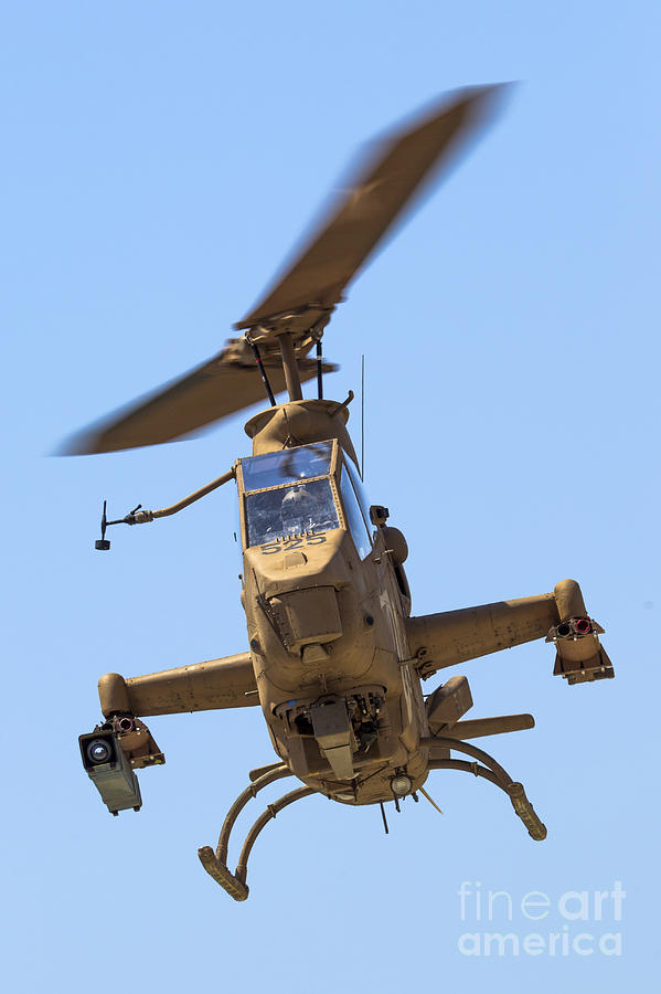 Bell AH-1 Cobra helicopter  #2 Photograph by Nir Ben-Yosef