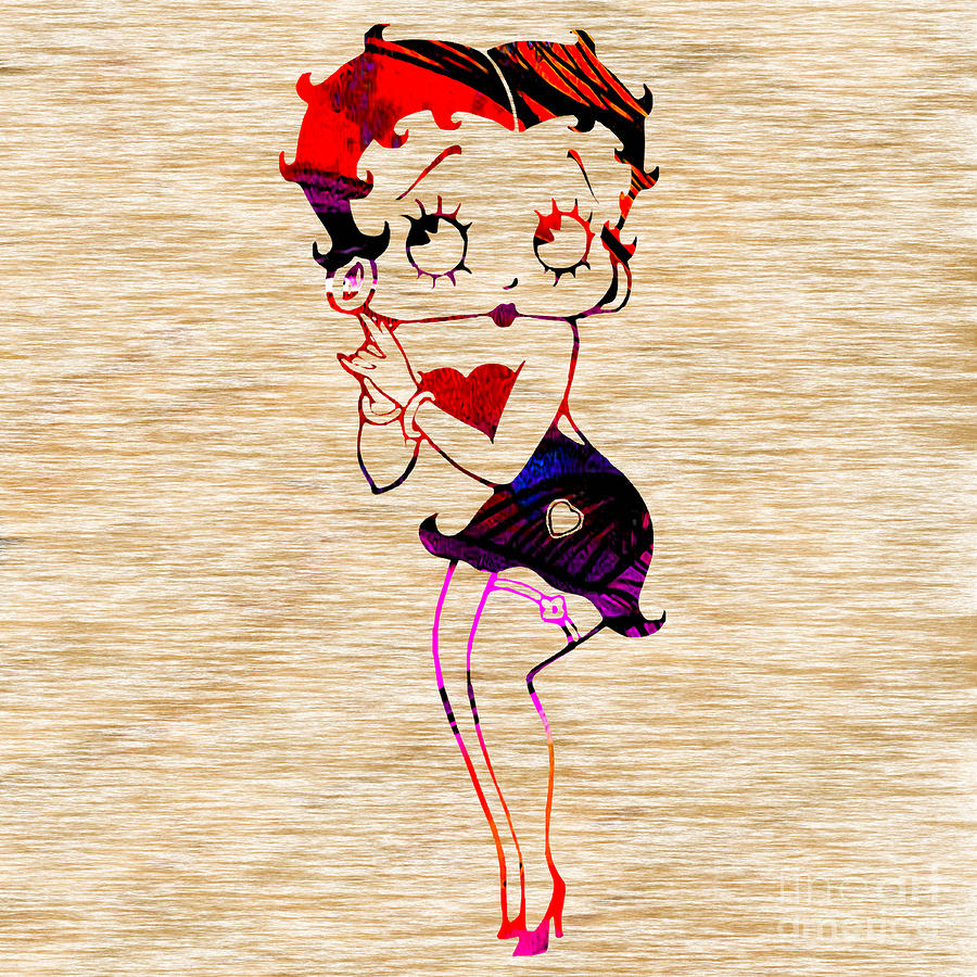 Betty Boop #2 Mixed Media by Marvin Blaine