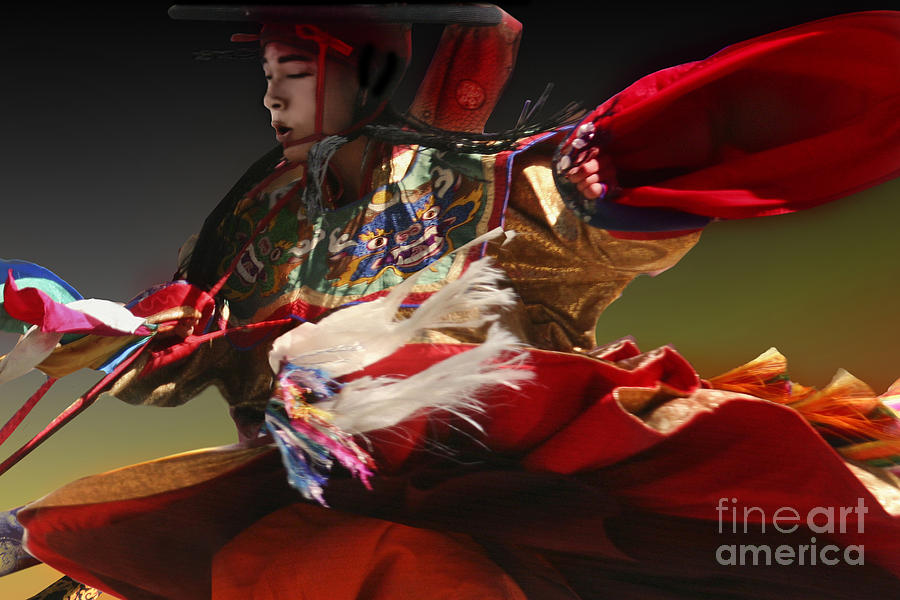 Bhutanese festival #2 Digital Art by Angelika Drake