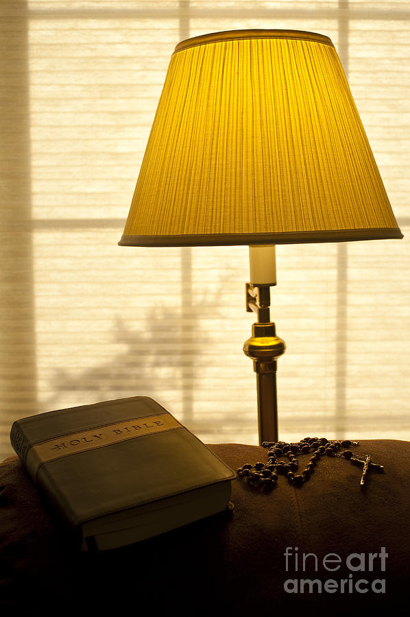 Bible Lamp Light #2 Photograph by Jim Corwin