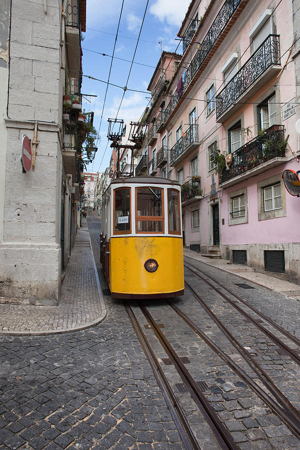 Bica Funicular in Lisbon #2 Photograph by Artur Bogacki