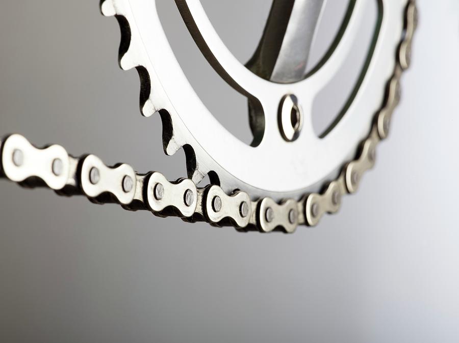 Bicycle Chain And Crank #2 Photograph by Science Photo Library