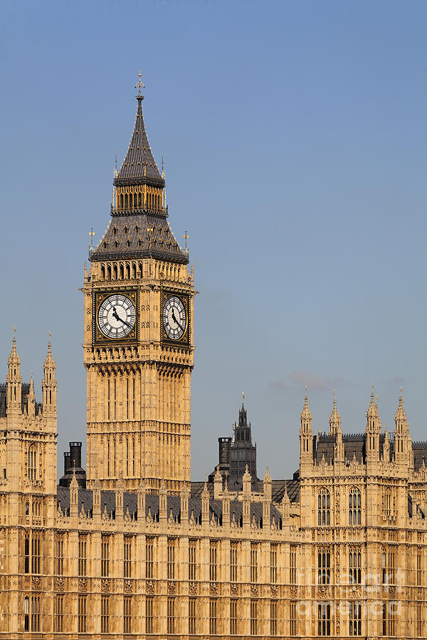 Big Ben and the Houses of Parliament in London England Photograph by ...