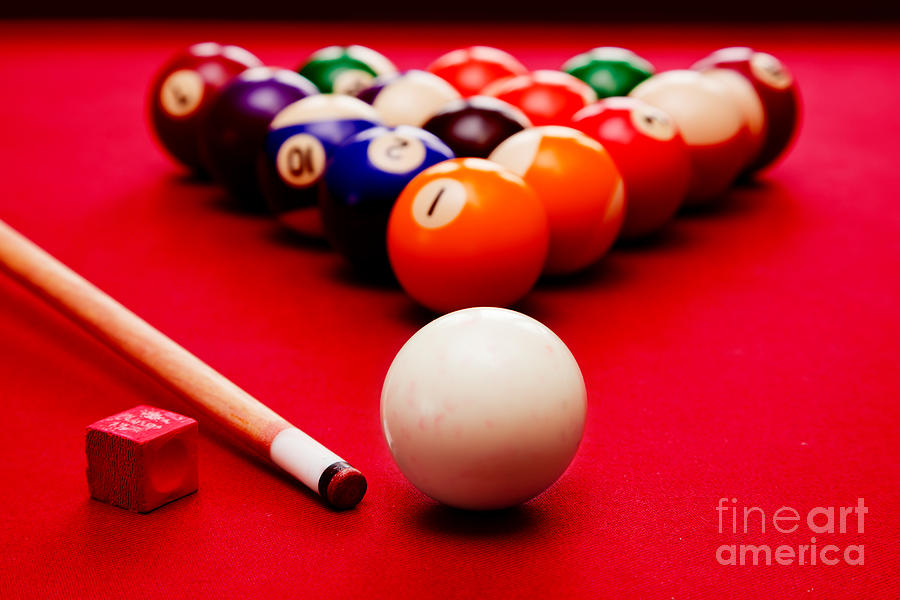 Billards pool game #2 Photograph by Michal Bednarek