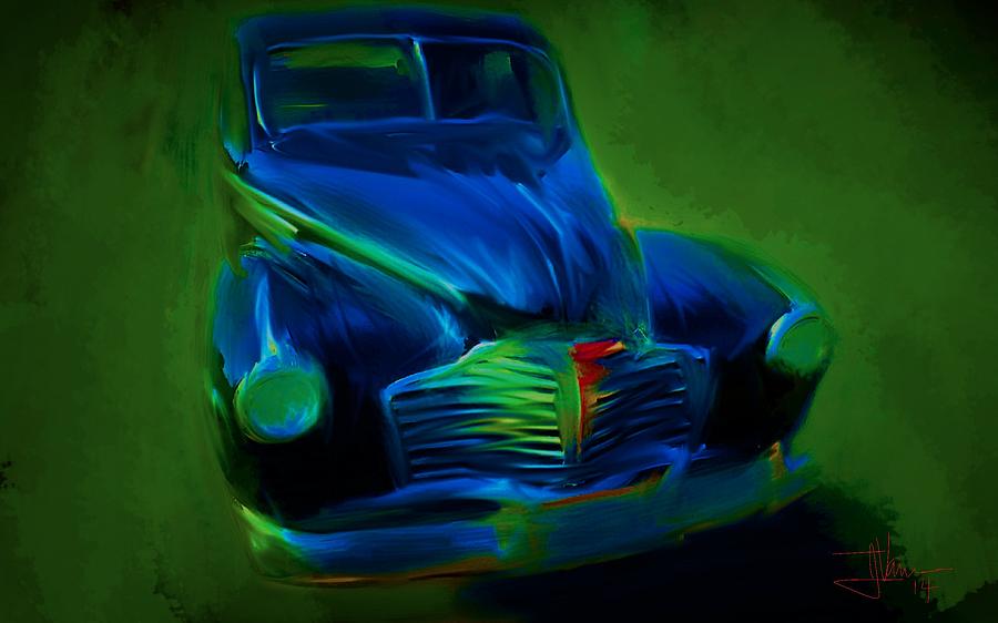 Black Car #3 Digital Art by Jim Vance