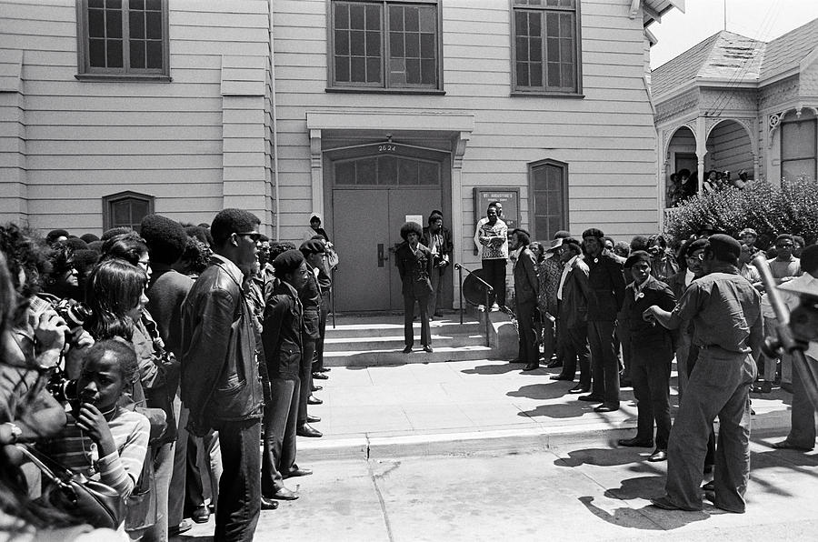 Black Panther Funeral #2 Photograph by Underwood Archives