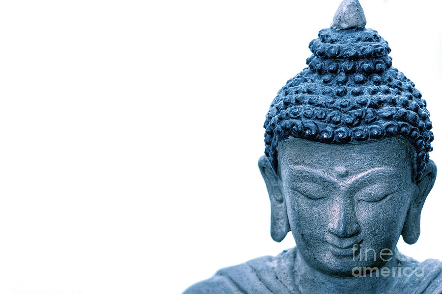 Blue Buddha  #2 Photograph by Luciano Mortula