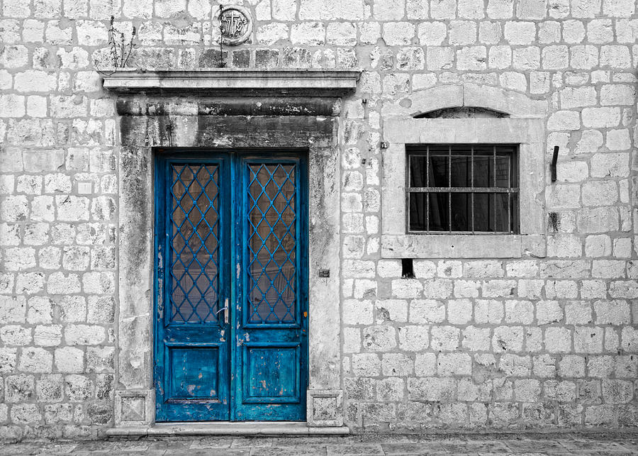 Blue Door Photograph by Alexey Stiop