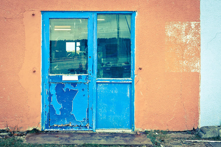 Blue Photograph - Blue door #2 by Tom Gowanlock