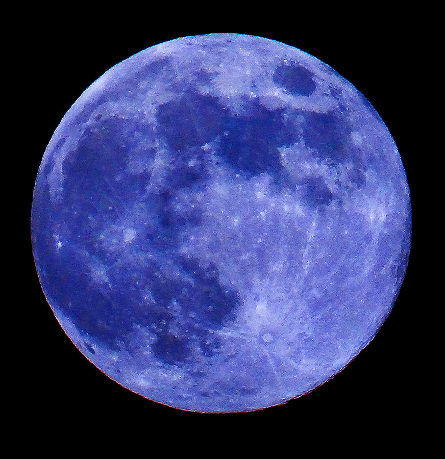Blue Moon #2 Photograph by Dennis Dugan