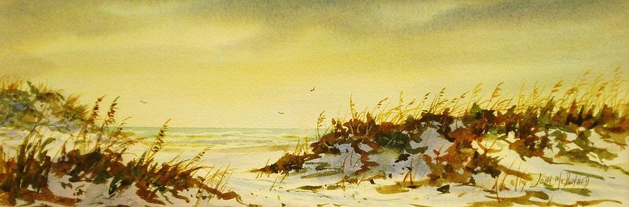 Blue Mountain Beach Painting by John McDonald