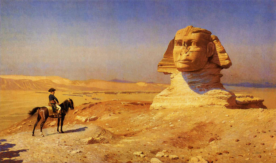 Bonaparte Before The Sphinx Painting