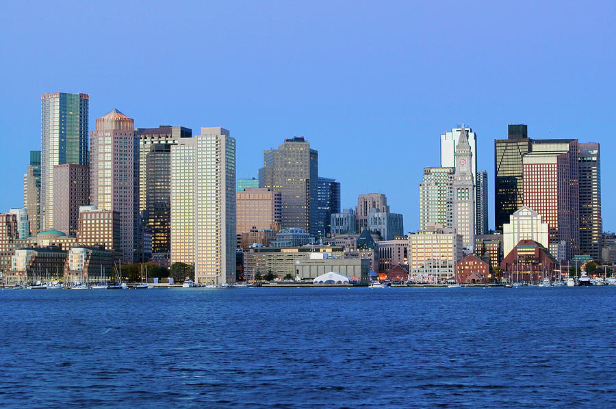 Boston Harbor And The Boston Skyline #2 Photograph by Panoramic Images