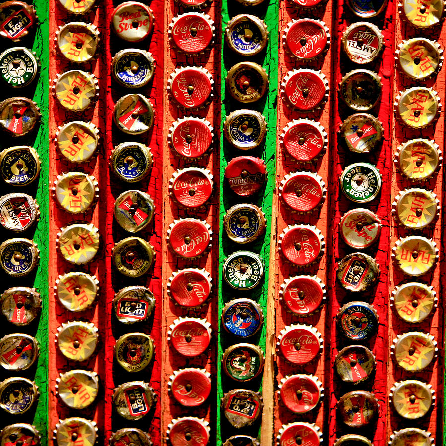 Bottle Caps #1 Photograph by Art Block Collections
