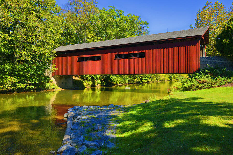 Bowmansdale Covered Bridge #2 Photograph by Paul W Faust -  Impressions of Light