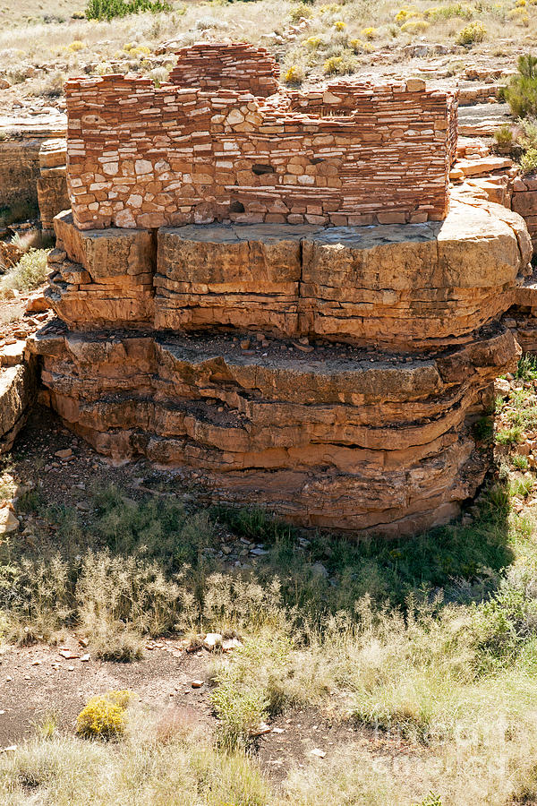 Box Canyon Dwellings at Wupatki National Monument #2 Photograph by Fred Stearns