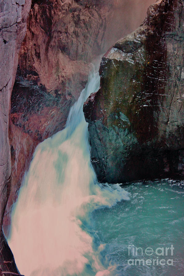 Nature Photograph - Box Canyon Falls Ouray Colorado #2 by Janice Pariza