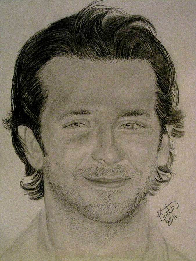 Bradley Cooper Drawing by Kimber  Butler