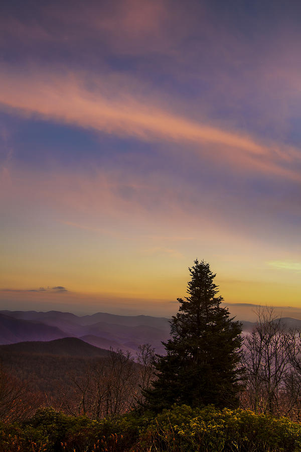 Brasstown Bald Sunset 2 Photograph by Debra and Dave Vanderlaan Pixels