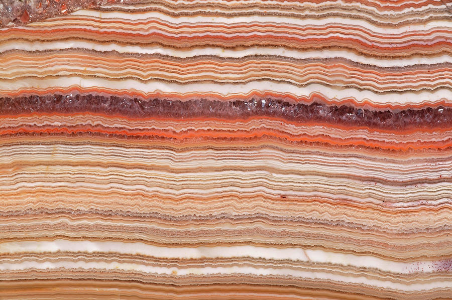 Brecciated Agate Stone #2 Photograph by Natural History Museum, London/science Photo Library