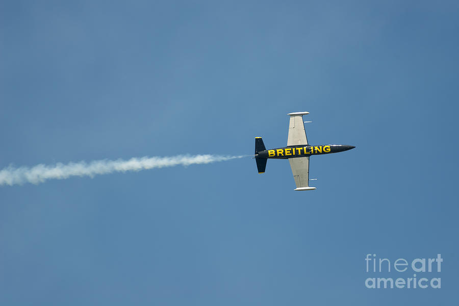 Airplane Photograph - Breitling jet team #2 by Mats Silvan
