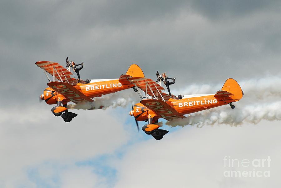 Breitling Wing Walkers #2 Photograph by David Fowler