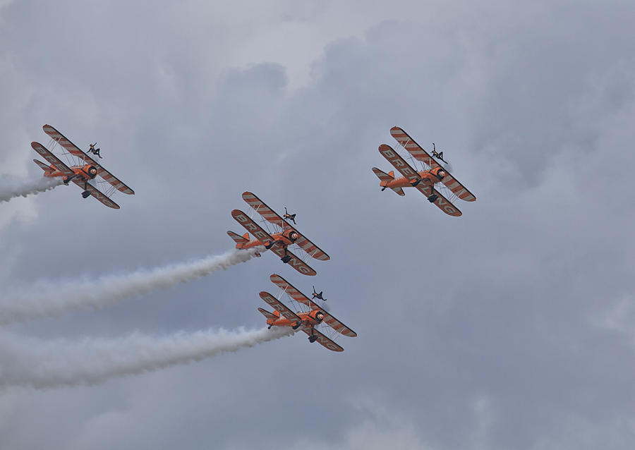 Breitling wingwalkers #2 Photograph by Shirley Mitchell