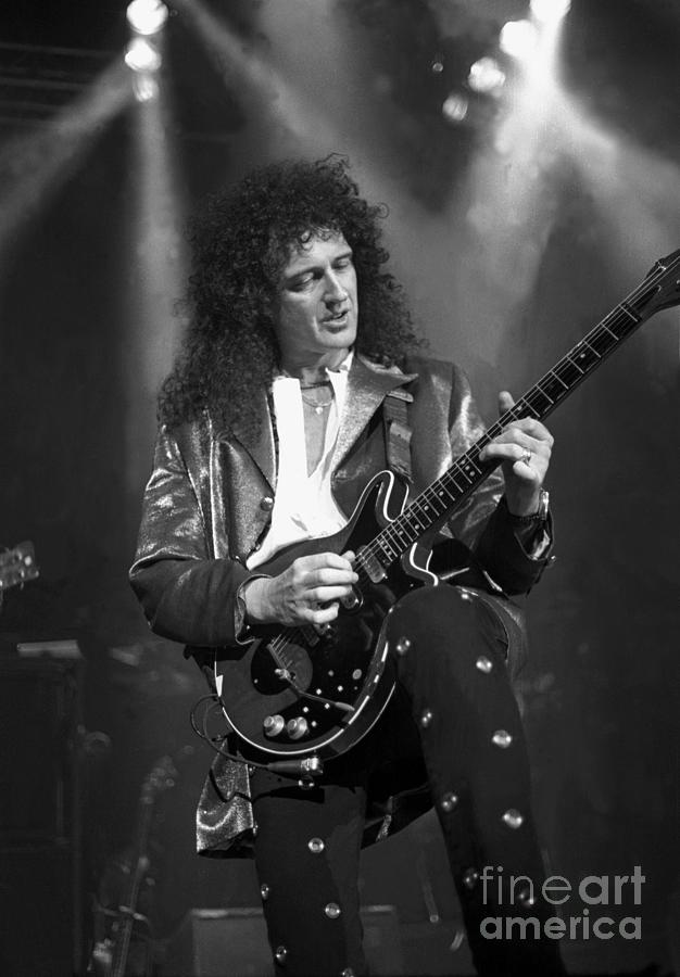 Queen Photograph - Brian May #3 by Concert Photos
