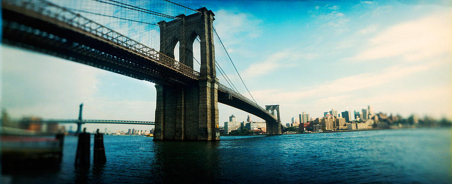 Bridge Across A River, Brooklyn Bridge #2 Photograph by Panoramic Images