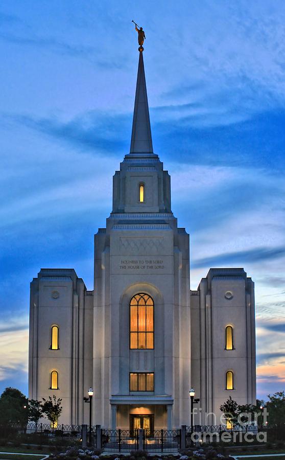 Brigham City Temple #2 Photograph by Roxie Crouch