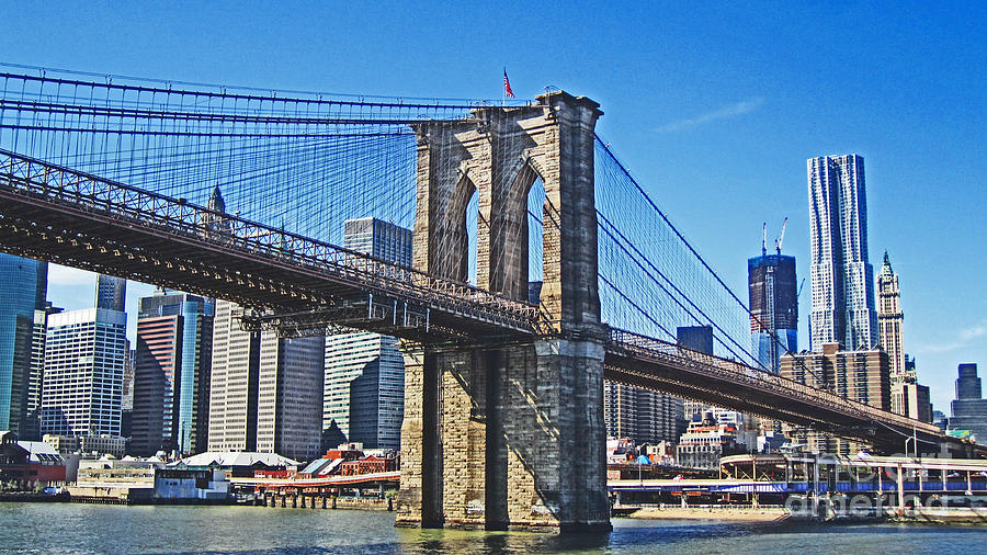 Brooklyn Bridge Photograph by Alison Tomich - Fine Art America