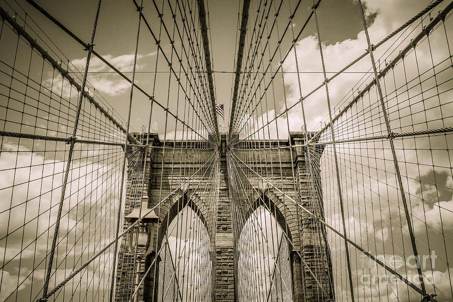 Brooklyn Bridge Photograph - Brooklyn Bridge #4 by Diane Diederich