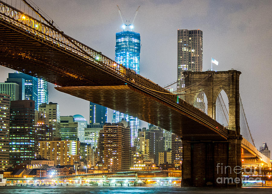 Brooklyn Bridge Photograph - Brooklyn Bridge #2 by Ken Marsh