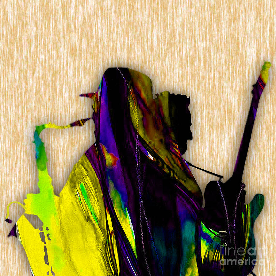 Clarence Clemons Mixed Media - Bruce Springsteen and Clarence Clemons by Marvin Blaine Clarence Clemons Mixed Media - Bruce Springsteen and Clarence Clemons by Marvin Blaine