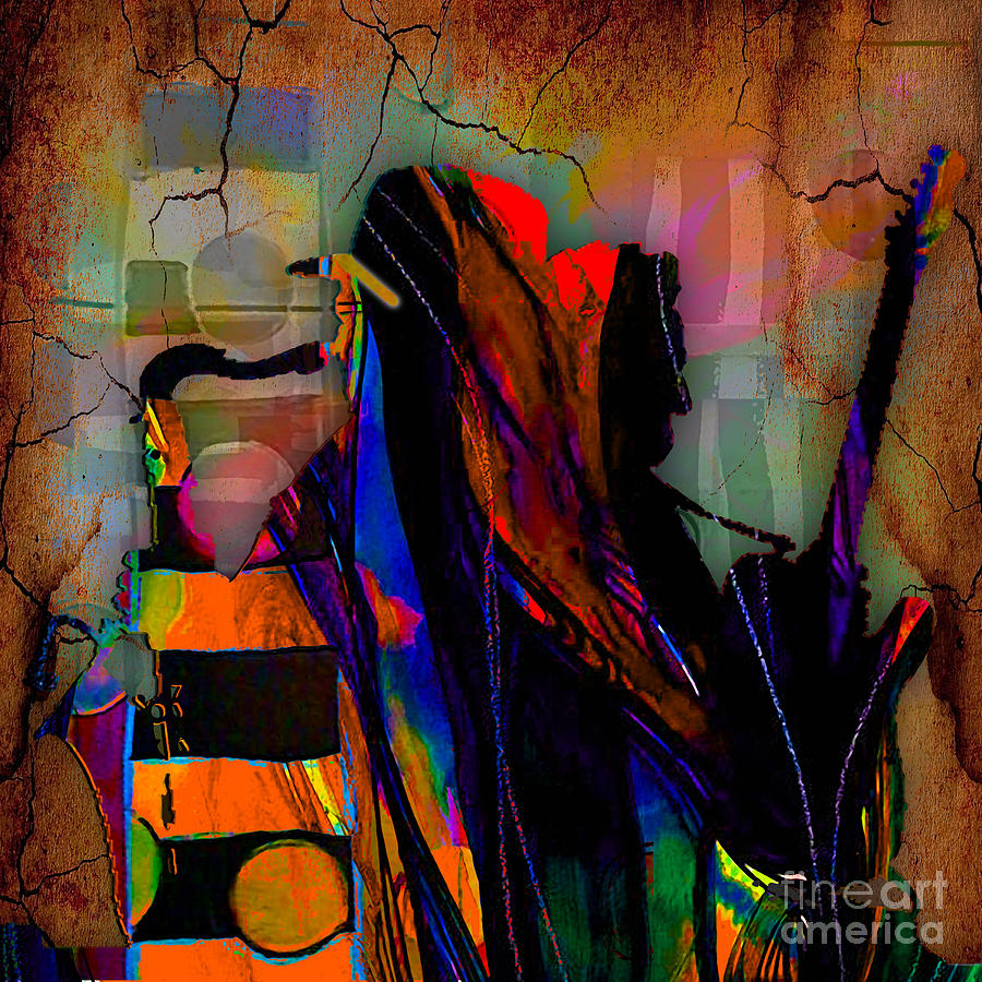 Clarence Clemons Mixed Media - Bruce Springsteen Collection by Marvin Blaine Clarence Clemons Mixed Media - Bruce Springsteen Collection by Marvin Blaine