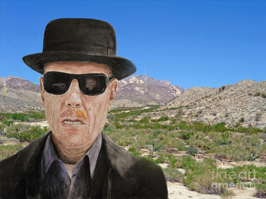 Bryan Cranston as Walter White in Breaking Bad #2 Mixed Media by Jim Fitzpatrick