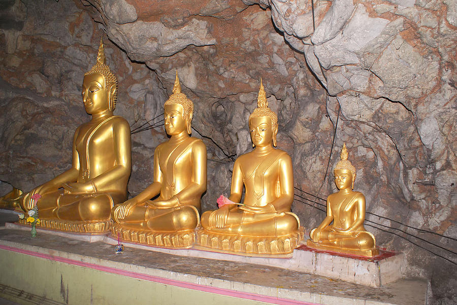 Buddha at Khao Bandai It Caves #2 Digital Art by Carol Ailles