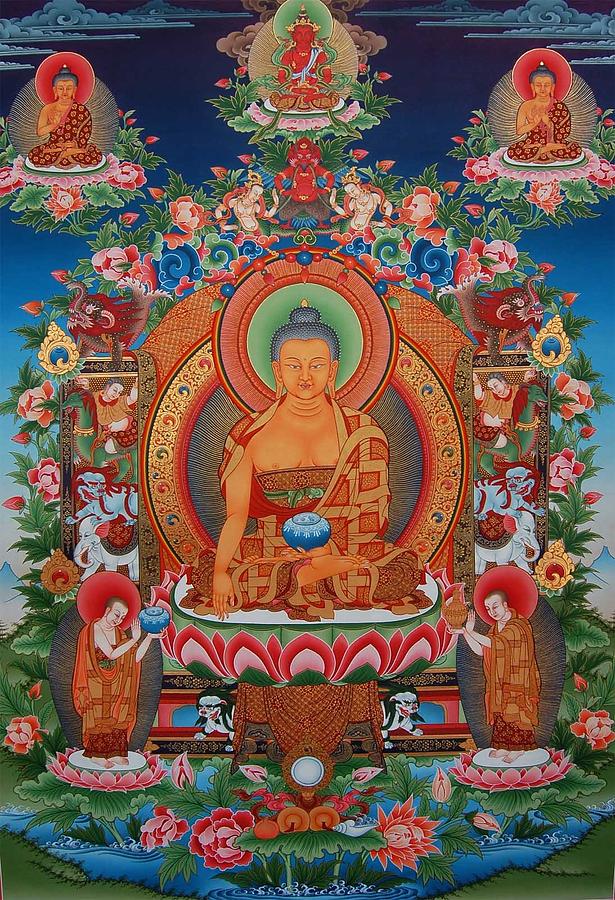 Buddha Shakyamuni Painting By Art School