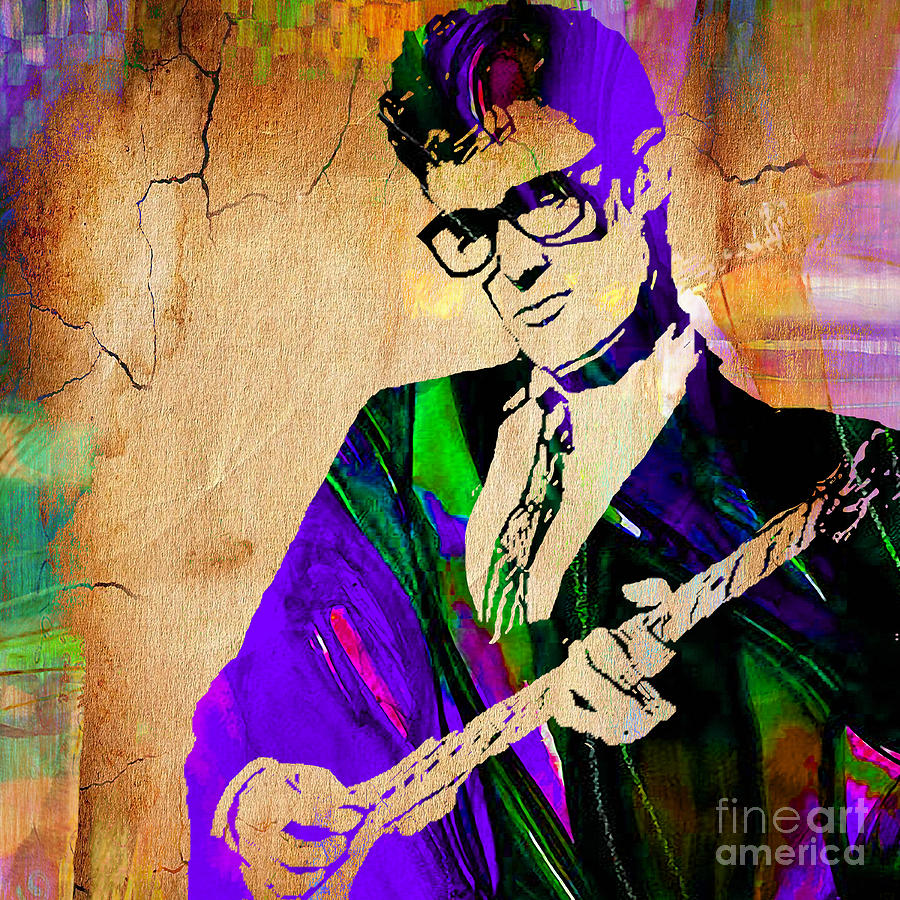 Buddy Holly Mixed Media - Buddy Holly Collection #2 by Marvin Blaine