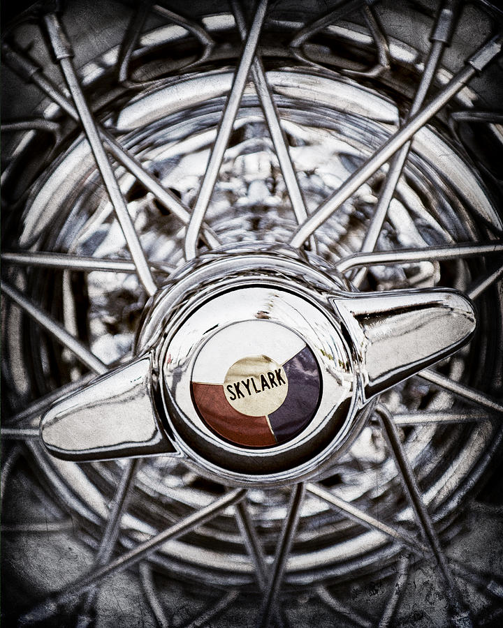 Car Photograph - Buick Skylark Wheel #2 by Jill Reger