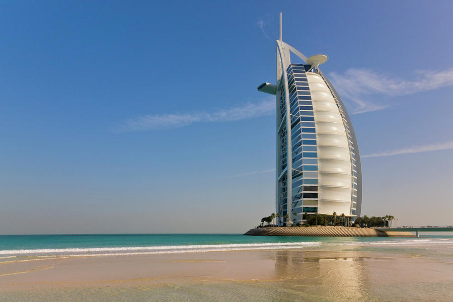 Burj Al Arab Hotel, Dubai, Uae Photograph by Keren Su - Fine Art America