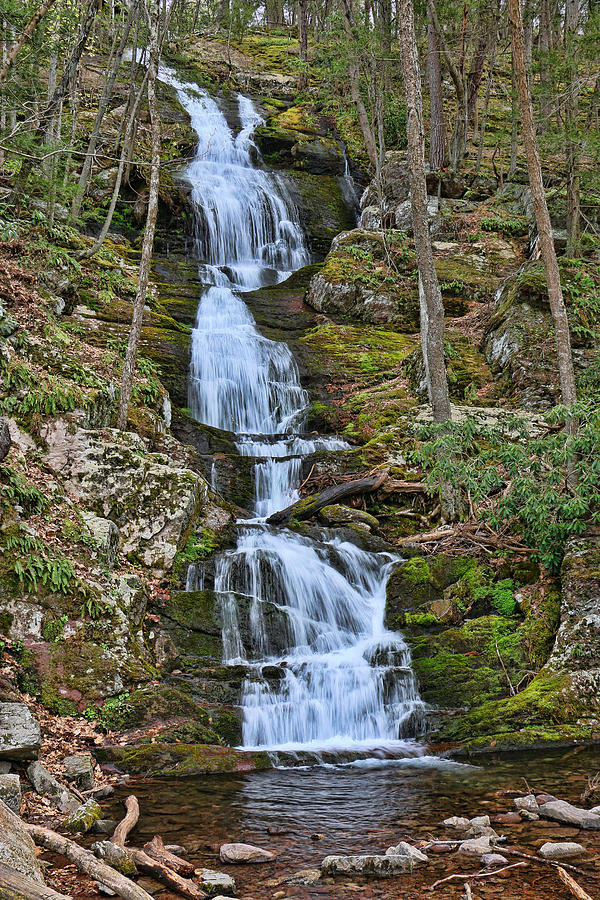 Buttermilk Falls New Jersey Photograph by Allen Beatty - Pixels