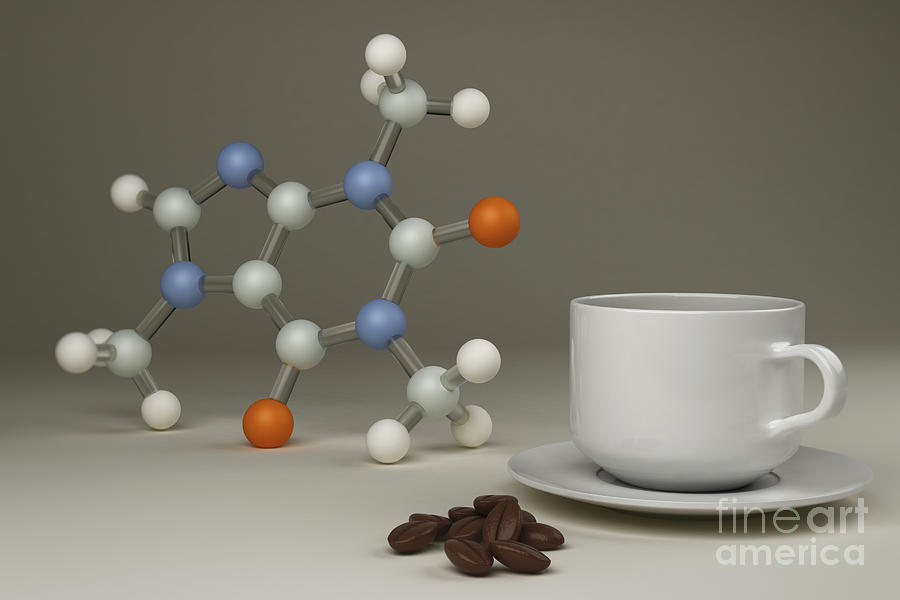Caffeine #2 Photograph by Science Picture Co