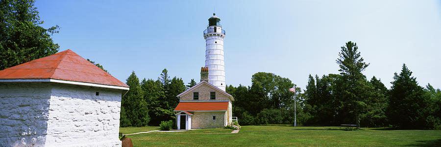 Cana Island Lighthouse, Baileys Harbor Photograph by Panoramic Images ...