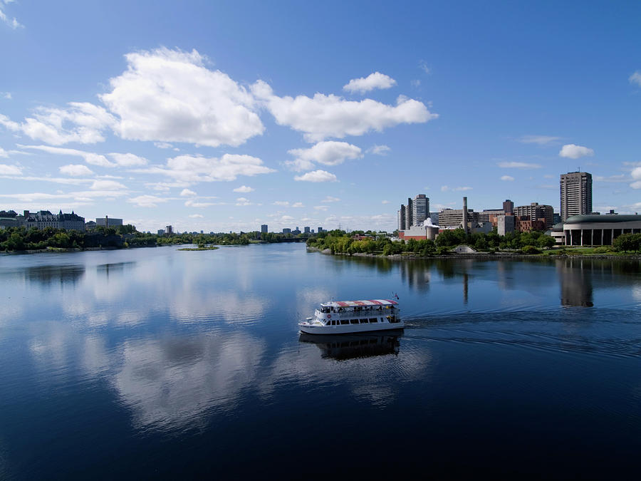Boat Photograph - Canadas Capital, Ottawa #2 by Scott Warren
