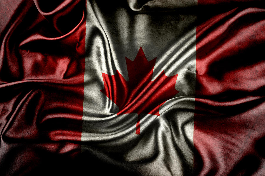 Canadian flag  #2 Photograph by Les Cunliffe